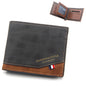New fashion pu leather wallets for men with coin pocket zipper small purses dollar slim wallet new design men wallet