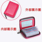 ID Card Holder Bank Credit Bus Cards Cover Anti Degaussing Coin Pocket Wallet Bag Business Zipper Card Holder Organizer