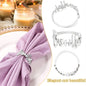 New Bismillah Napkin Rings Eid Mubarak Muslim Islamic Ramadan Kareem Alloy Napkin Buckle Wedding Table Decorations Gifts