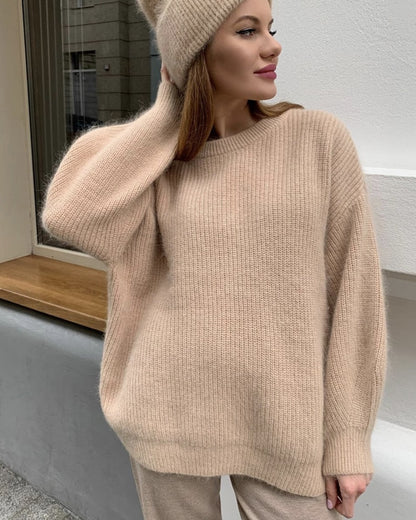 Weiche Lose Gestrickte Kaschmir Pullover Frauen 2023 Neue