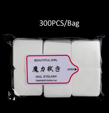 Nail Cotton Polish Remover Wipes Gel Clean Manicure Napkins Lint Wipes Cleaner UV Gel Polish Paper Pads Towel Nail Tool