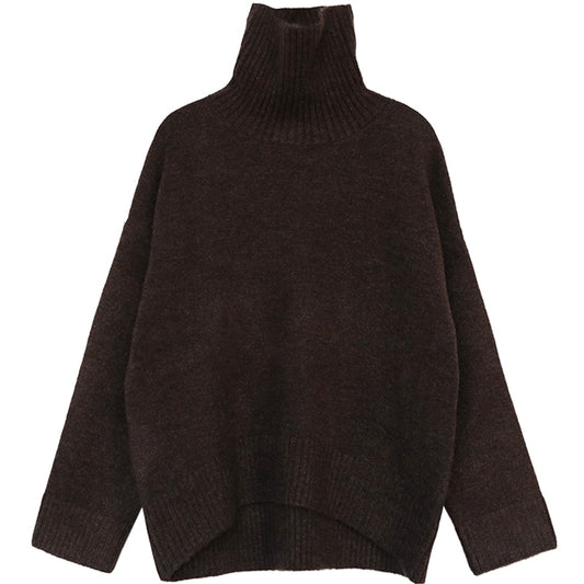 Pullover Strickwaren Grundlegende Weibliche Tops Herbst Winter