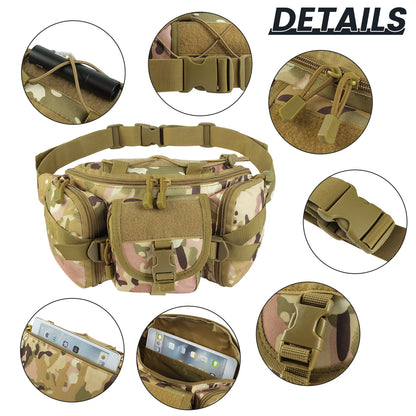 Tactical Waist Bag Military Fan Bag Sports Outdoor