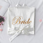 Bride with Team Bride Bathrobe Bride To Be Bridal Shower Bachelorette Party Bride Hen Party Bridesmaid Gift Wedding Decoration