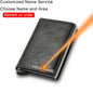 Carbon Fiber Rfid Card Holder Men Wallets Money Bag Zipper Purse Small Leather Mini Slim Wallets Vallet Carteira Masculina