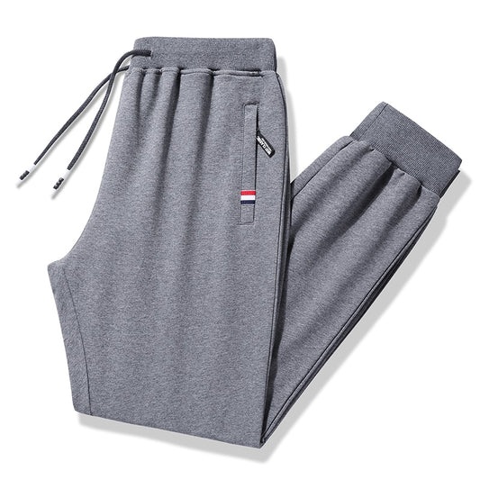 Elastic Waist Casual Cotton Track Pants