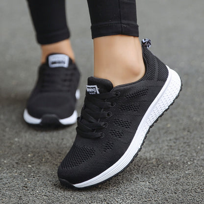 Sport Running Shoes Women Air Mesh Breathable Walking Shoes