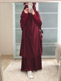 Hooded Muslim Women Hijab Dress Prayer Garment