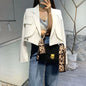 Spring Fashion Women's Blazer Korean Style Office Cropped Blazer