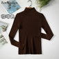 Grundlegende Rollkragenpullover Frauen Pullover Herbst Winter Tops Schlank