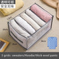 Jeans Fach Lagerung Box Closet Kleidung Schublade Mesh Trennung Box Stapeln Hosen Schublade Teiler Kann Gewaschen Startseite Organizer