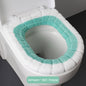 Universal Toilet Seat Cover Pumpkin Pattern Closestool Mat Soft Warm Toilet Seat Cushion Bathroom