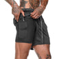 Sport Shorts Männer Sportswear Doppel-deck Laufhose