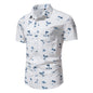 Shirts Summer Short Sleeve Social Prom Dress Button Shirt Men Streetwear