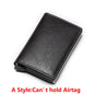 New Carbon Fiber For Apple Airtag Wallet Men Business ID Credit Card Holder Rfid Slim Anti Protect Airtag Slide Wallet Dropship