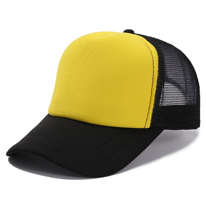 1 PCS Unisex Cap Casual Plain Mesh Baseball Cap Adjustable Snapback