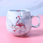 Flamingo Kaffee Becher Keramik Becher Reise Tasse