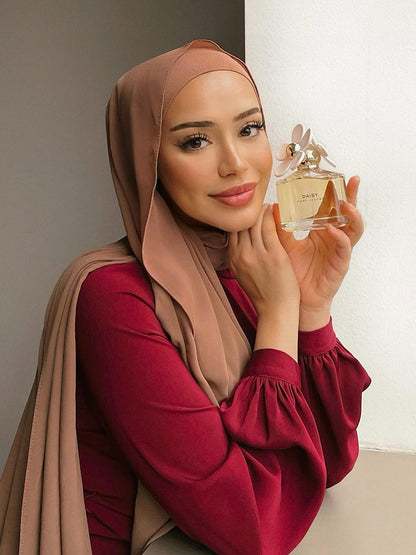 Premium Chiffon Hijab Schal Für Frauen Turban Für Schleier Schals