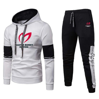 Men Luxury Sweatshirt Set 2023 Hoodies + Sweatpants Tracksuit Outfits Jogger Brand Sport Suit Male Pullover Streetwear Clothing