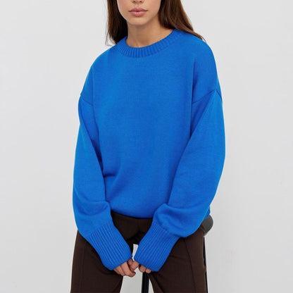 Cashmere Elegant Women Sweater Oversized Knitted Basic