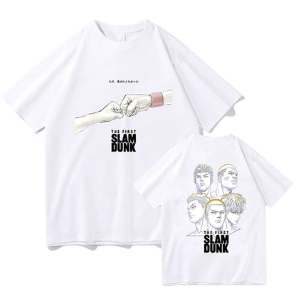 Anime Slam Dunk T-Shirt für Männer Sakuragi Hanamichi Kaede Rukawa