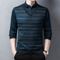 Sweater Fleece Thickened Knitted Men Clothing