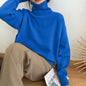 Cashmere Elegant Turtle Neck Women Sweater Soft Knitted Basic