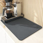 Drain Pad Rubber Dish Drying Mat Super Absorbent Drainer Mats Tableware Bottle Rugs Kitchen Dinnerware Placemat