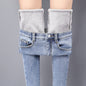 Winter Warm Jeans Woman High Waist Casual Velvet Ladies Pants Female Pantalon Denim jeans for women trousers dress