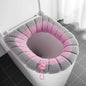 Universal Toilet Seat Cover Pumpkin Pattern Closestool Mat Soft Warm Toilet Seat Cushion Bathroom