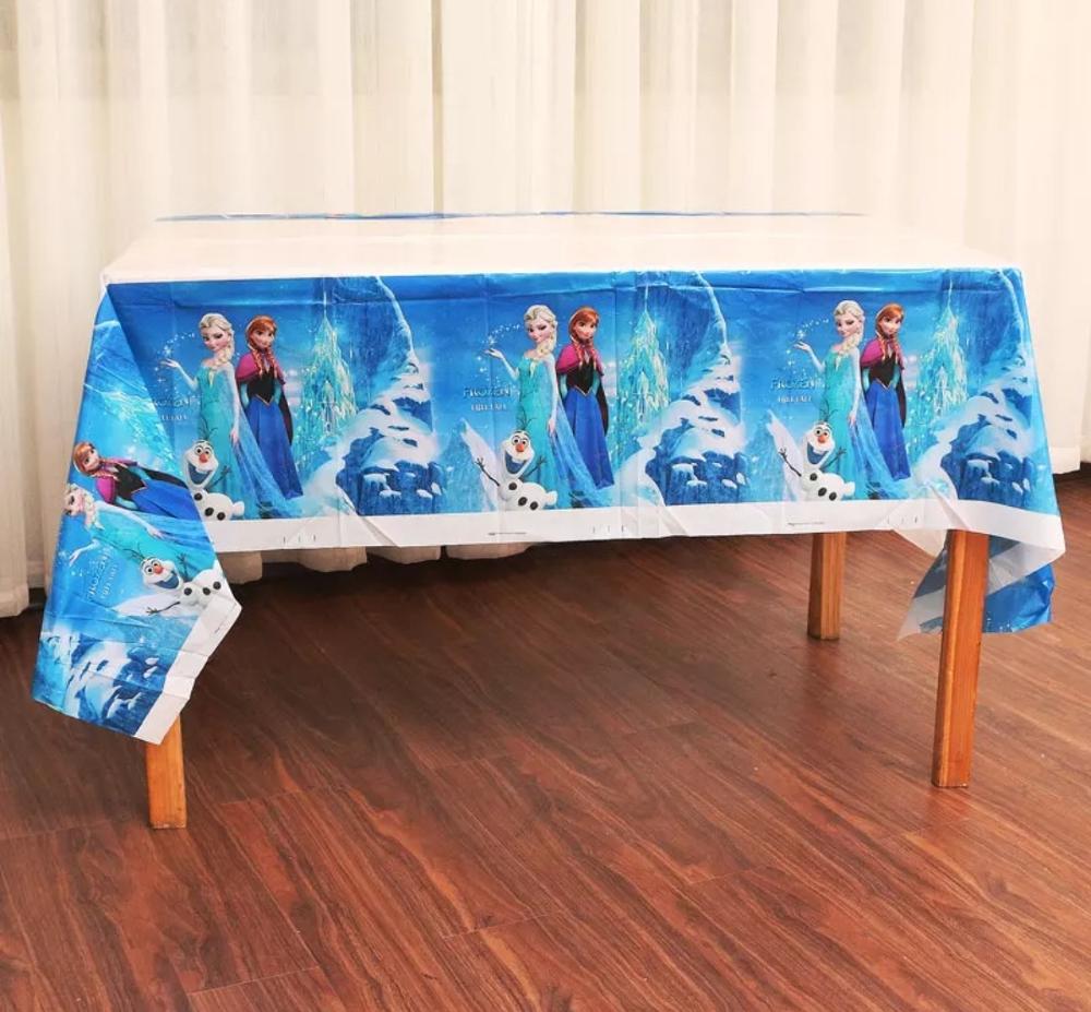 Frozen Anna Elsa Princess Birthday Party Decorations Kids Disposable Tableware Plates Cups Napkins Balloons Baby Party Supplies