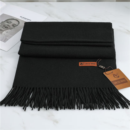 Winter Cashmere Scarf Women Thick Warm Pashmina Scarves