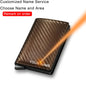 Carbon Fiber Rfid Card Holder Men Wallets Money Bag Zipper Purse Small Leather Mini Slim Wallets Vallet Carteira Masculina