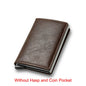 Carbon Fiber Rfid Card Holder Men Wallets Money Bag Zipper Purse Small Leather Mini Slim Wallets Vallet Carteira Masculina