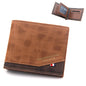 New fashion pu leather wallets for men with coin pocket zipper small purses dollar slim wallet new design men wallet