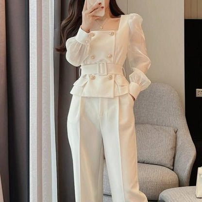 Pants Summer Set of Two Fashion Pieces for Women Luxury Women's Sets Sexy Pants 2 Piece Outfits 2023