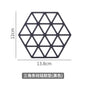 Silicone tableware insulating mat coaster hexagon silicone mats pad heat insulated bowl placemat home table decor kitchen tools