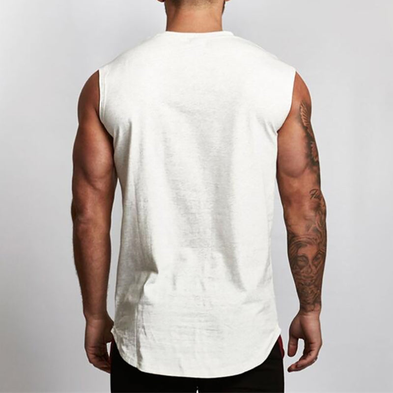 Gym Workout Sleeveless Shirt Tank Top Men Bodybuilding