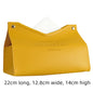 Leather Tissue Box Car Tissue Box Home Living Room Decoration Bedroom Kitchen Desktop Nordic Large Storage Box Napkin Holder