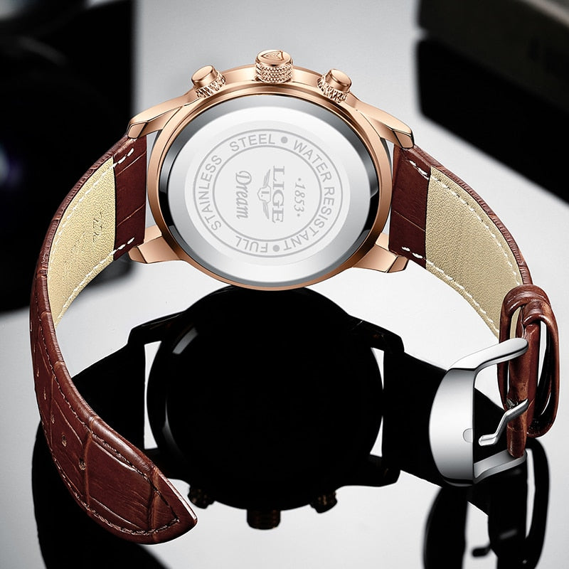 Neue LIGE herren Uhren Top Brand Luxus