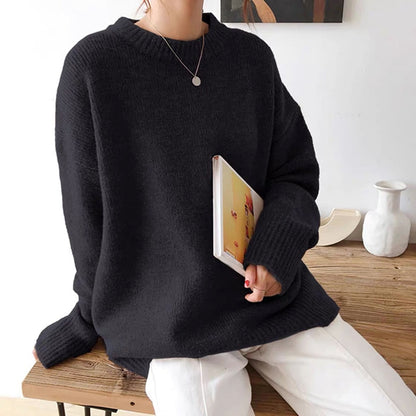 Cashmere Elegant Women Sweater Oversized Knitted Basic