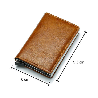 Carbon Fiber Rfid Card Holder Men Wallets Money Bag Zipper Purse Small Leather Mini Slim Wallets Vallet Carteira Masculina