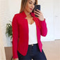 Women Thin White Blazers Spring 2023 Female Summer Blazer Long Sleeve Open Stitch OL Women