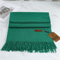 Winter Cashmere Scarf Women Thick Warm Pashmina Scarves