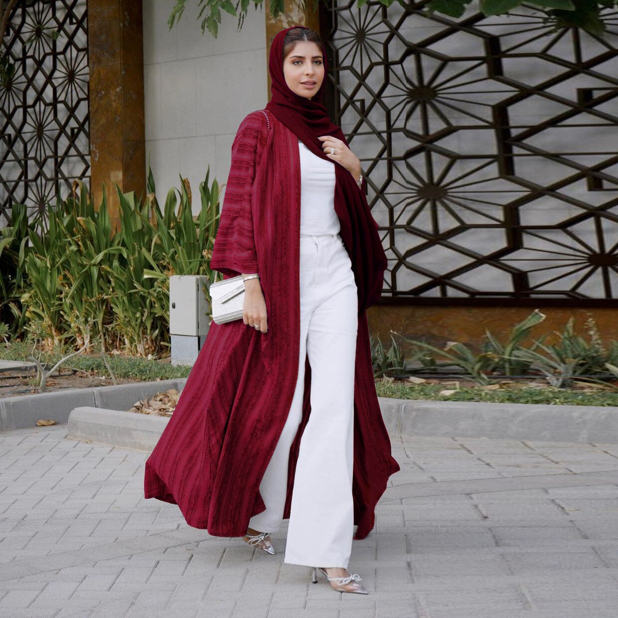 Lange Robe Abaya Hijab Kleider Elegante Islamische