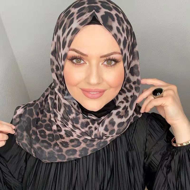 Islamische weiße Chiffon Hijab Abaya Hijabs für Frau Abayas Jersey Schal