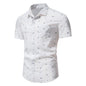 Shirts Summer Short Sleeve Social Prom Dress Button Shirt Men Streetwear