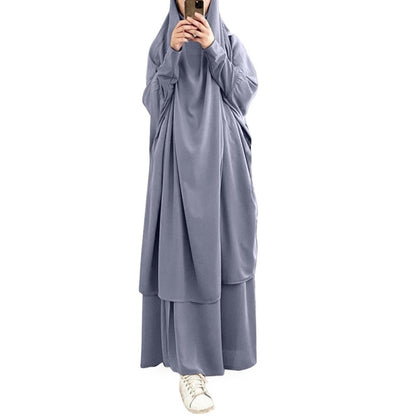 Lange Khimar Volle Abdeckung Ramadan Kleid Abayas Islamische Tuch