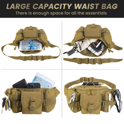 Tactical Waist Bag Military Fan Bag Sports Outdoor