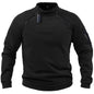 Men's sweater loose solid color outdoor warm breathable tactics